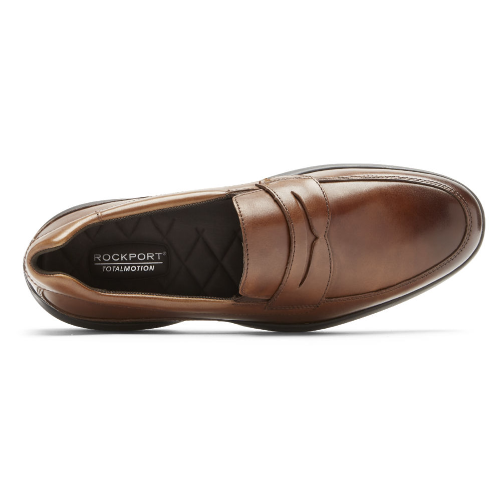 Mocassins Rockport Homem Marrom - Total Motion Advance Penny - 94107TVKO